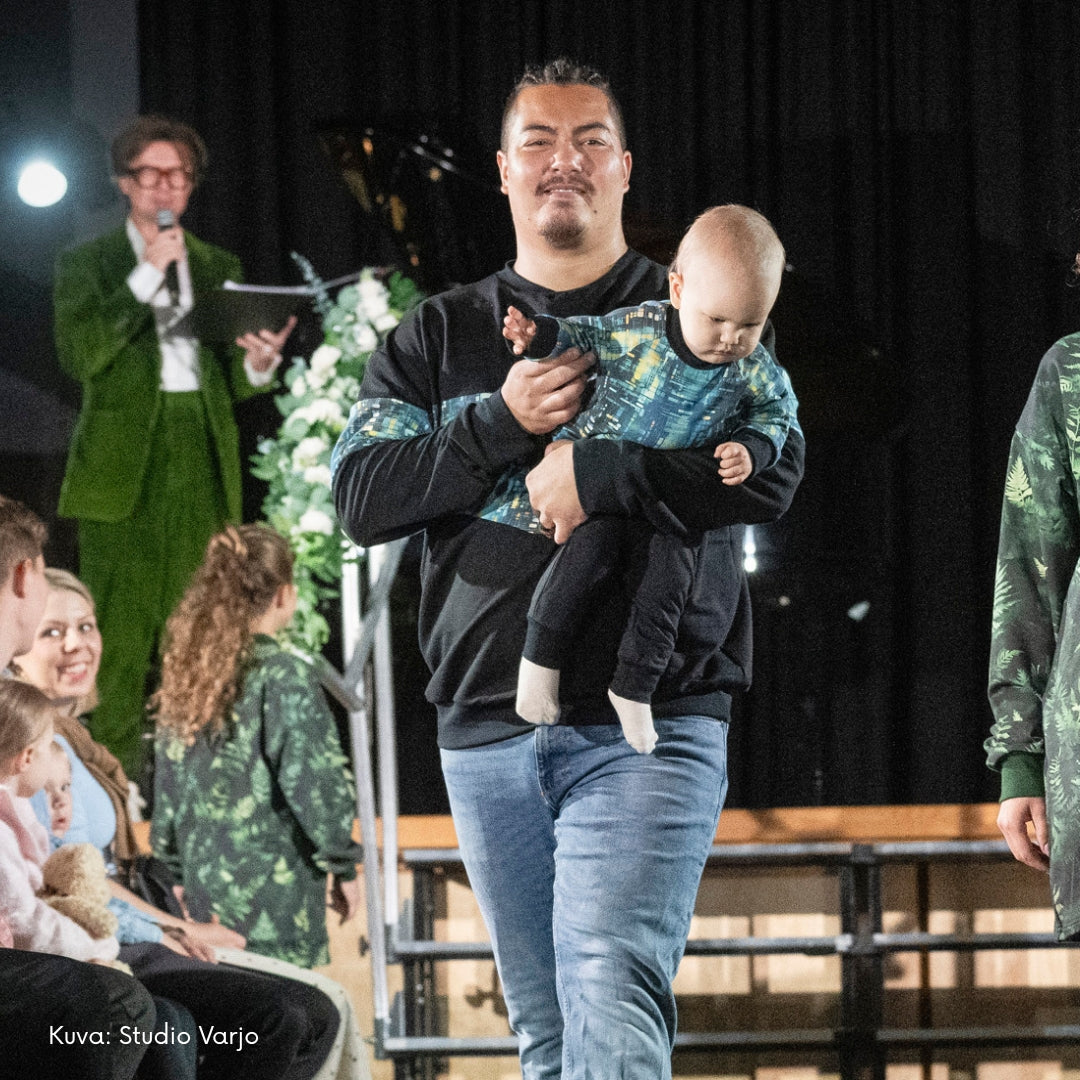 Miesten collegepaita paita, raita