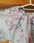 Romper, gauze, birds