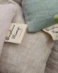 Linen oat pillow