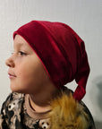 Velvet elf hat