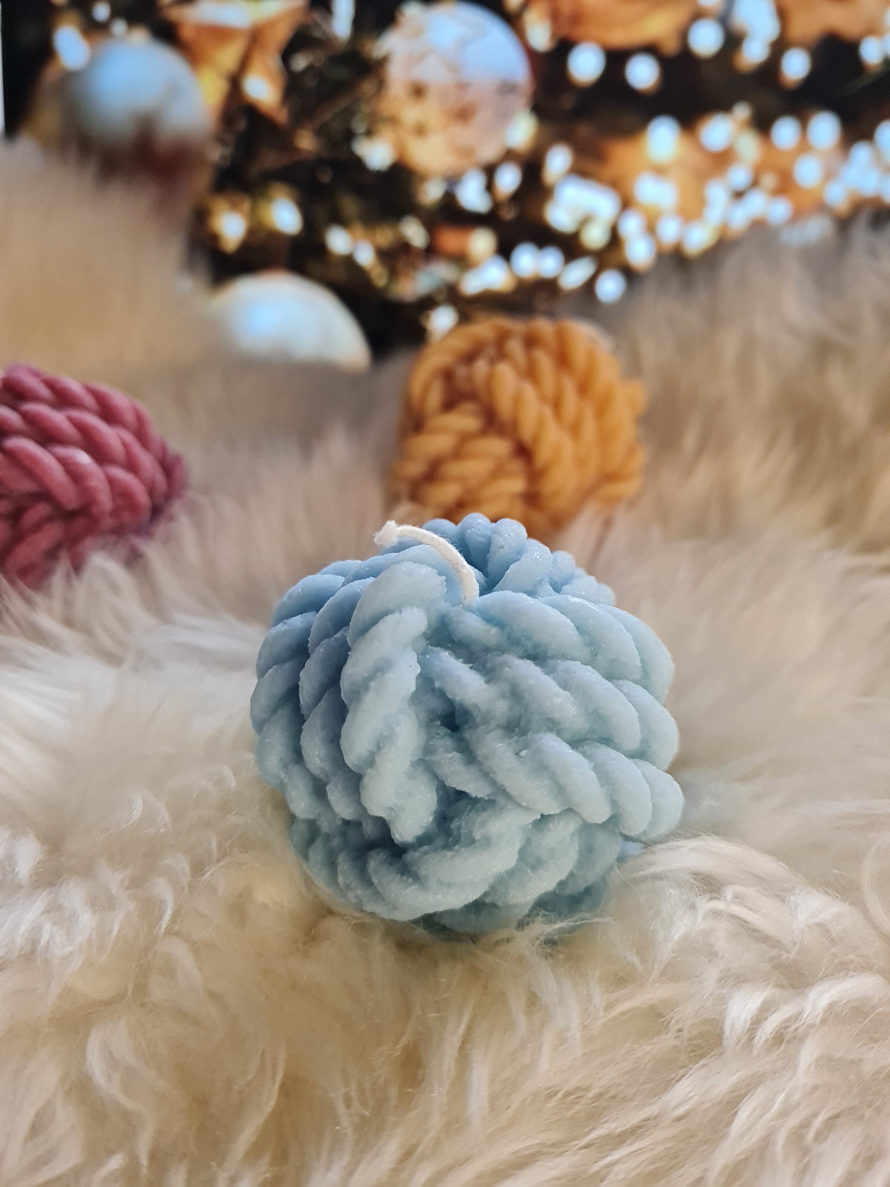 Yarn soywax candle new colors