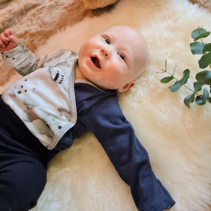 Polar bears wrap bodysuit, Mainelakeus