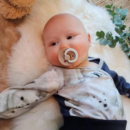 Polar bears wrap bodysuit, Mainelakeus