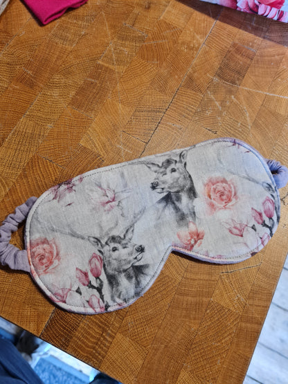 Sleep mask, cotton, deer