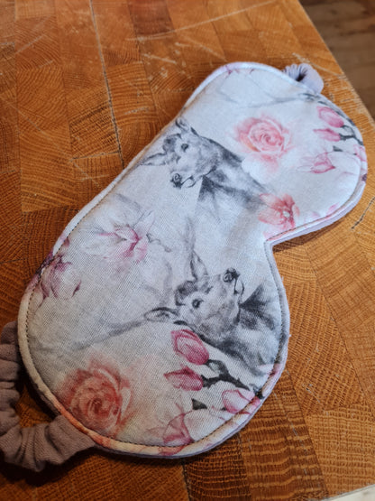 Sleep mask, cotton, deer