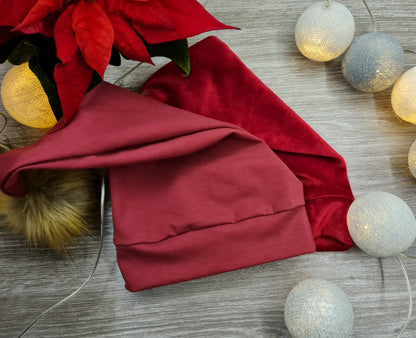 Tricot elf hat with bow