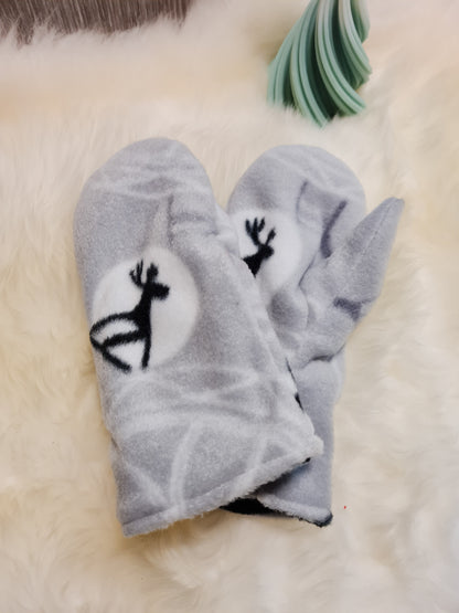 DIY Fleece mittens, kids