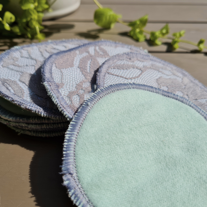 Vest protectors, lace