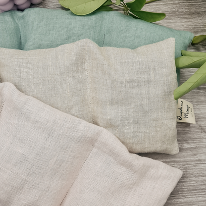 Linen oat pillow