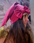 Tricot elf hat with bow