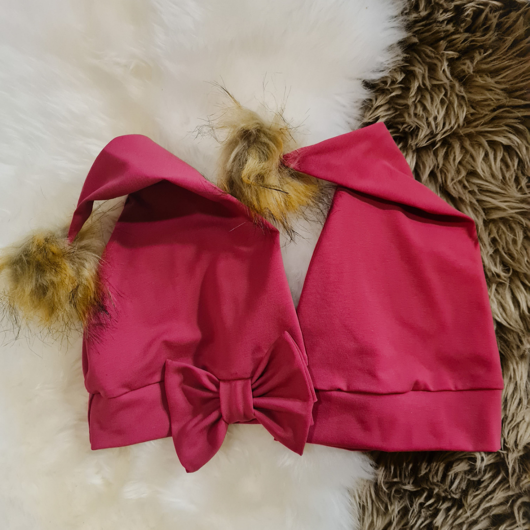 Tricot elf hat with bow