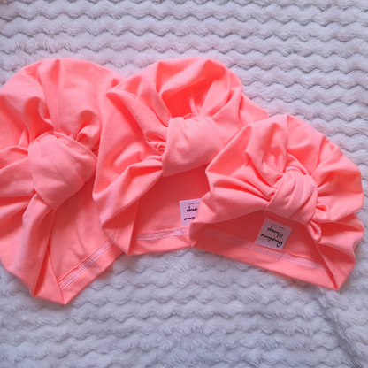 Turban, peach