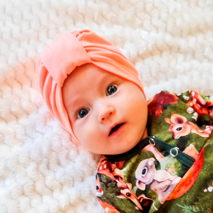 Turban, peach