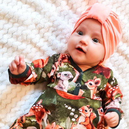 Turban, peach